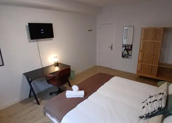 Habitación en piso compartido de 3 habitaciones en alquiler en La Bresca en Málaga