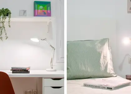 Habitación en un piso compartido de 6 habitaciones en alquiler en la Dreta de l'Eixample, solo para profesionales. en Barcelona